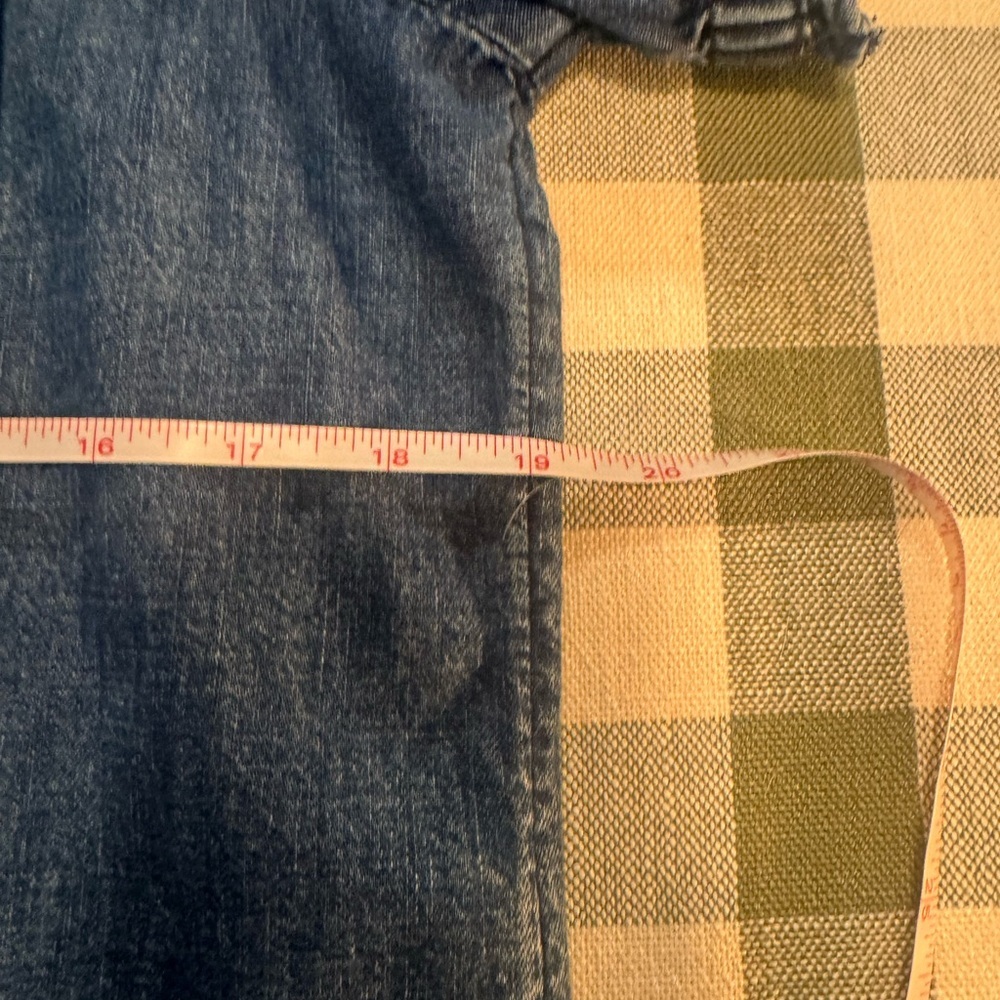 Pilcro Indigo Denim Henley Blouse - Picture 14 of 16